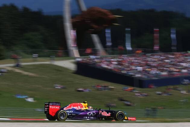 Motorsports: FIA Formula One World Championship WM Weltmeisterschaft 2015, Grand Prix of Austria, 26 Daniil Kvyat (RUS, Infiniti Red Bull Racing), xHOCHxZWEIx
