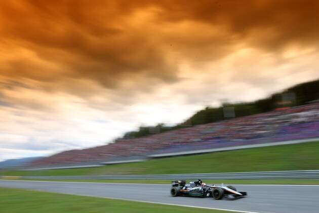 Motorsports: FIA Formula One World Championship WM Weltmeisterschaft 2015, Grand Prix of Austria, 27 Nico Hulkenberg (GER, Sahara Force India F1 Team), xHOCHxZWEIx