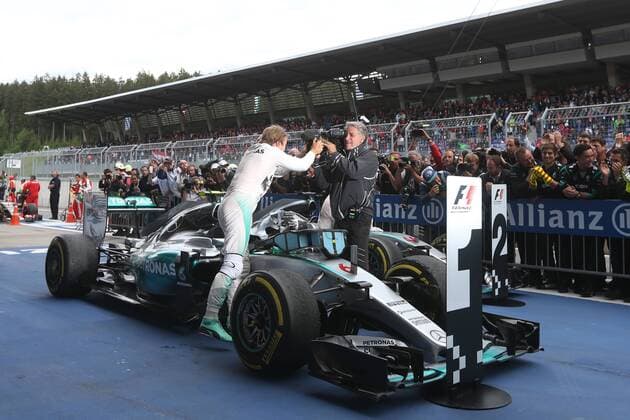Motorsports: FIA Formula One World Championship WM Weltmeisterschaft 2015, Grand Prix of Austria, 6 Nico Rosberg (GER, Mercedes AMG Petronas Formula One Team), xHOCHxZWEIx