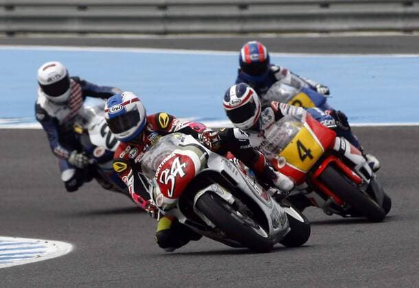 World GP Bike Legends race at Jerez circuit. In this picture, Kevin Schwantz. xPACOxMARTINx 