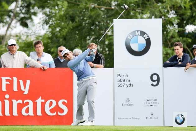 Moosinning Fabrizio Zanotti (PAR) am Abschlag, Tee , BMW International Open 2015, Show Event, Golf, 23.06.2015 Copyright: Kolbert xEibner-Pressefoto EP_ckt