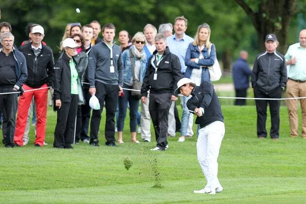 Moosinning Thorbjorn Olesen (DEN) auf dem Fairway , BMW International Open 2015, Show Event, Golf, 23.06.2015 Copyright: Kolbert xEibner-Pressefoto EP_ckt