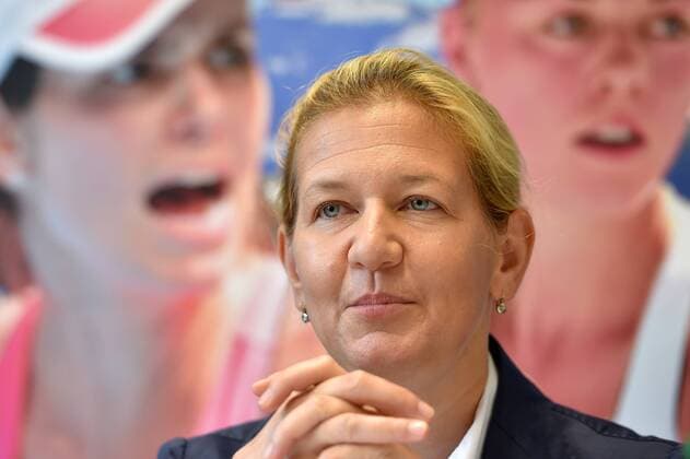 TENNIS - WTA Tennis Damen Nuernberger Gastein Ladies SALZBURG,AUSTRIA,24.JUN.15 - TENNIS - WTA Tour, Nuernberger Gastein Ladies, press conference PK Pressekonferenz Image shows tournament director Sandra Reichel. GEPAxpictures xFlorianxErtl