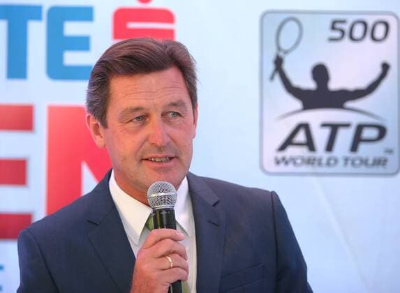 TENNIS - ATP Tennis Herren Erste Bank Open 2015 VIENNA,AUSTRIA,24.JUN.15 - TENNIS - ATP World Tour, Erste Bank Open, press conference PK Pressekonferenz Image shows CEO Peter Hanke (Wien Holding). GEPAxpictures xChristianxOrt