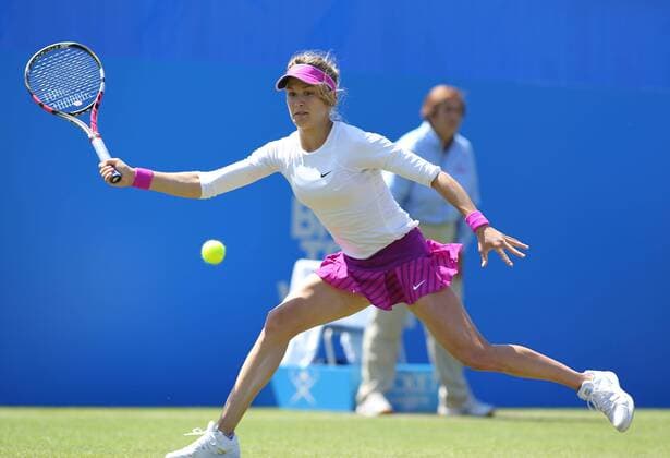 TENNIS - WTA Tennis Damen Aegon International 2015 EASTBOURNE,ENGLAND,24.JUN.15 - TENNIS - WTA Tour, Aegon International. Image shows Eugenie Bouchard (CAN). GEPAxpictures xAlanxGrieves