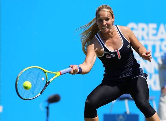 TENNIS - WTA Tennis Damen Aegon International 2015 EASTBOURNE,ENGLAND,24.JUN.15 - TENNIS - WTA Tour, Aegon International. Image shows Dominika Cibulkova (SVK). GEPAxpictures xAlanxGrieves