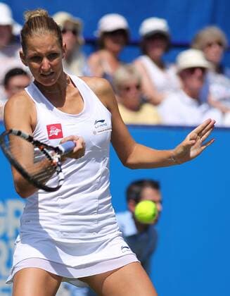 TENNIS - WTA Tennis Damen Aegon International 2015 EASTBOURNE,ENGLAND,24.JUN.15 - TENNIS - WTA Tour, Aegon International. Image shows Karolina Pliskova (CZE). GEPAxpictures xAlanxGrieves
