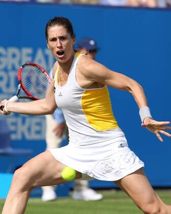 TENNIS - WTA Tennis Damen Aegon International 2015 EASTBOURNE,ENGLAND,24.JUN.15 - TENNIS - WTA Tour, Aegon International. Image shows Andrea Petkovic (GER). GEPAxpictures xAlanxGrieves
