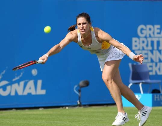 TENNIS - WTA Tennis Damen Aegon International 2015 EASTBOURNE,ENGLAND,24.JUN.15 - TENNIS - WTA Tour, Aegon International. Image shows Andrea Petkovic (GER). GEPAxpictures xAlanxGrieves
