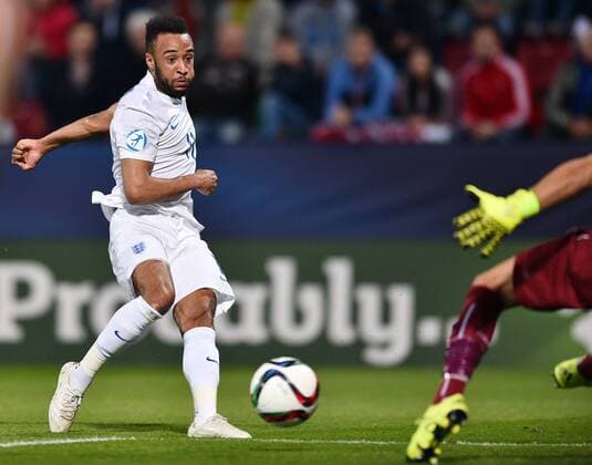 Aktuell Fußball, U21-EM, England - Italien 2015.06.24 OLOMOUC FOOTBALL UNDER 21 CHAMPIONSHIP CZECH REPUBLIC 2015 ENGLAND VS ITALY NATHAN REDMOND 2015.06.24  20150624LUK056