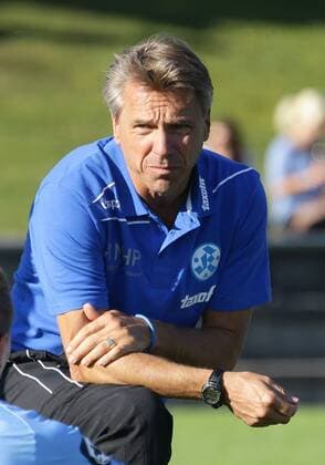 Oberndorf , Fußball Testspiel TSG Balingen vs. Stuttgarter Kickers , Trainer Horst Steffen ( Kickers )