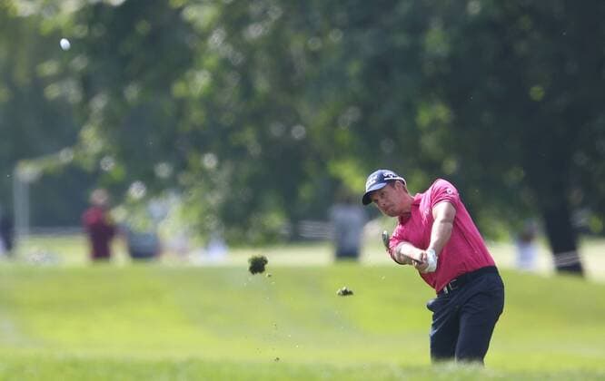 Aktuell Golf, BMW International Open in München Eichenried GOLF - BMW International Open 2015 MOOSINNING,GERMANY,25.JUN.15 - GOLF - European Tour, BMW International Open, GC Muenchen Eichenried. Image shows Henrik Stenson (SWE). GEPAxpictures xAndreasxPranter
