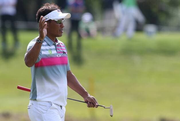 Aktuell Golf, BMW International Open in München Eichenried GOLF - BMW International Open 2015 MOOSINNING,GERMANY,25.JUN.15 - GOLF - European Tour, BMW International Open, GC Muenchen Eichenried. Image shows Thongchai Jaidee (THAI). GEPAxpictures xAndreasxPranter