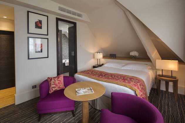 25.06.2015, Fussball Deutsche Nationalmannschaft, EM-2016 in Frankreich, Das Hotel Ermitage in Evian-les-Bains am Genfer See, das Quartier der Deutschen Nationalmannschaft in Frankreich während der EM-2016. 
