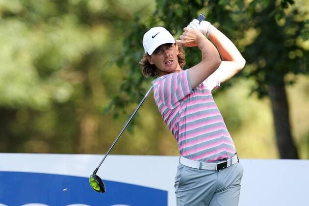 Aktuell Golf BMW International Open in München Eichenried Moosinning Tommy Fleetwood (ENG) am Abschlag, Tee , BMW International Open 2015, Tag 1, Golf, 25.06.2015 , Copyright: Kolbert Eibner-Pressefoto EP_CKT