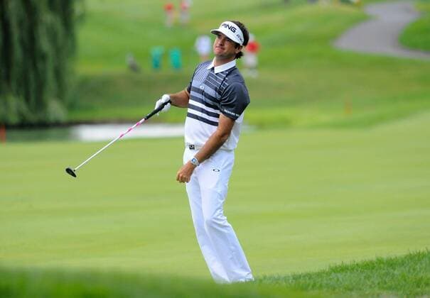 Bubba Watson in action during the Travelers Golf Championship at TPC River Highlands, Cromwell, Connecticut. Gregory Vasil Cal Media PGA Golf Herren 2015: Travelers Golf Championship JUN 25 - ZUMAc04_