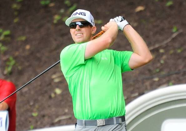 Hunter Mahan in action during the Travelers Golf Championship at TPC River Highlands, Cromwell, Connecticut. Gregory Vasil Cal Media PGA Golf Herren 2015: Travelers Golf Championship JUN 25 - ZUMAc04_