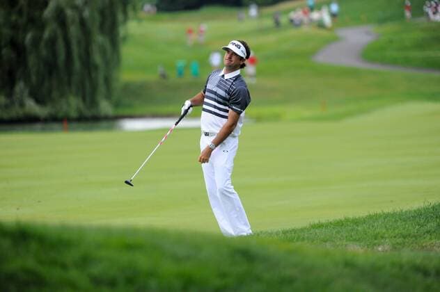 Bubba Watson in action during the Travelers Golf Championship at TPC River Highlands, Cromwell, Connecticut. Gregory Vasil Cal Media PGA Golf Herren 2015: Travelers Golf Championship JUN 25 - ZUMAc04_