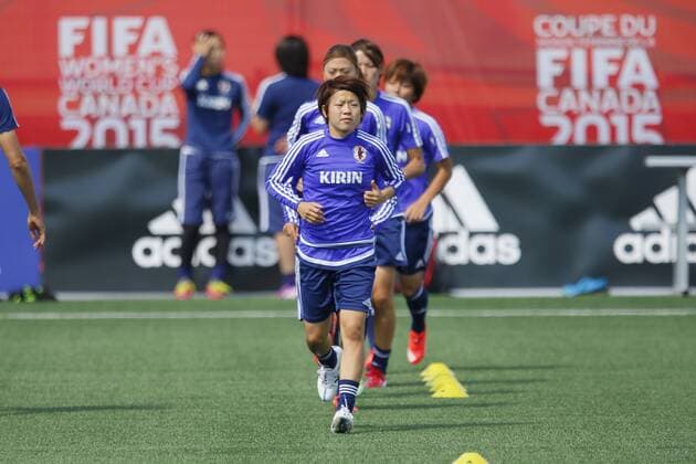 Aya Miyama (JPN), JUNE 25, 2015 - Football Soccer : Japan national team Nationalteam official training session before the FIFA Women s World Cup Canada 2015 Quarterfinal match at Clareview Park, Edmonton, Canada. NoxThirdxPartyxSales  (qdwa041266)