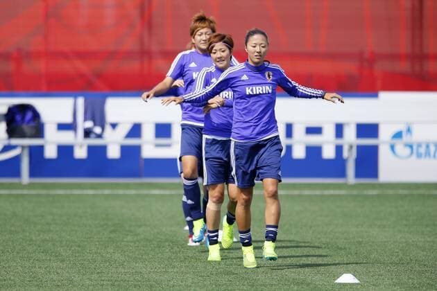 Yuki Ogimi (JPN), JUNE 25, 2015 - Football Soccer : Japan national team Nationalteam official training session before the FIFA Women s World Cup Canada 2015 Quarterfinal match at Clareview Park, Edmonton, Canada. NoxThirdxPartyxSales  (qdwa041269)