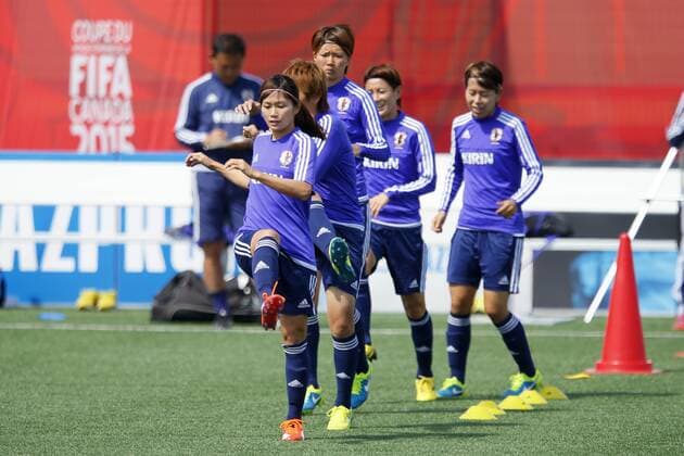Nahomi Kawasumi(JPN), JUNE 25, 2015 - Football Soccer : Japan national team Nationalteam official training session before the FIFA Women s World Cup Canada 2015 Quarterfinal match at Clareview Park, Edmonton, Canada. NoxThirdxPartyxSales  (qdwa041270)