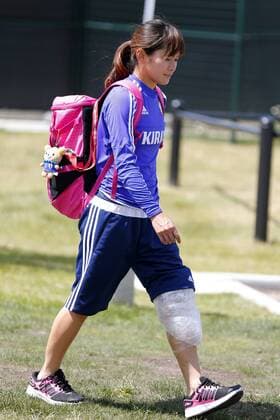 Nahomi Kawasumi (JPN), JUNE 25, 2015 - Football Soccer : Japan national team Nationalteam official training session before the FIFA Women s World Cup Canada 2015 Quarterfinal match at Clareview Park, Edmonton, Canada. NoxThirdxPartyxSales  (qdwa041279)