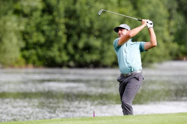 Moosinning Stephan Jaeger (GER) schlaegt aus dem Rough , BMW International Open 2015, Tag 1, Golf, 25.06.2015 , Copyright: Kolbert Eibner-Pressefoto EP_CKT
