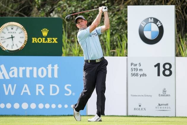 Moosinning David Howell (ENG) am Abschlag, Tee , BMW International Open 2015, Tag 1, Golf, 25.06.2015 , Copyright: Kolbert Eibner-Pressefoto EP_CKT