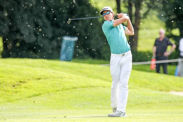 Moosinning Rafa Cabrera-Bello (ESP) auf dem Fairway , BMW International Open 2015, Tag 1, Golf, 25.06.2015 , Copyright: Kolbert Eibner-Pressefoto EP_CKT