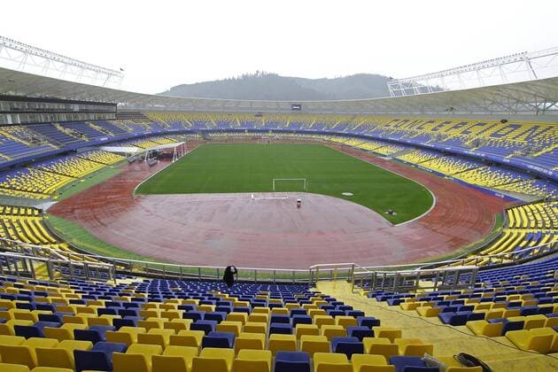 Chile, Copa America, Sportstätte Estadio Municipal de Concepcion Concepcion, 25 juni 2015. 