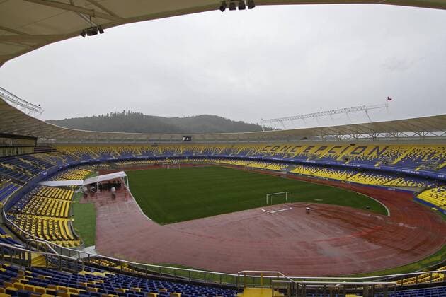 Chile, Copa America, Sportstätte Estadio Municipal de Concepcion Concepcion, 25 juni 2015. 
