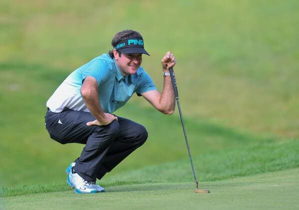 Aktuell Golf, PGA Tour, Travelers Championship in Cromwell Bubba Watson in action during the Travelers Golf Championship at TPC River Highlands, Cromwell, Connecticut. Gregory Vasil Cal Media PGA Golf Herren 2015: Travelers Championship JUN 26 - ZUMAc04_