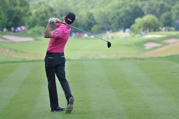 Aktuell Golf, PGA Tour, Travelers Championship in Cromwell Zach Johnson in action during the Travelers Golf Championship at TPC River Highlands, Cromwell, Connecticut. Gregory Vasil Cal Media PGA Golf Herren 2015: Travelers Championship JUN 26 - ZUMAc04_
