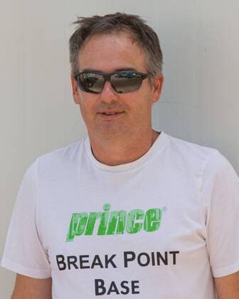 Aktuell Tennis, Fotoshooting mit Trainer Jan de Witt Jan De Witt (GER),Trainer Break Point Base - Australian Open 2015 - - Melbourne Park Tennis Centre - Melbourne - Victoria - Australia - 23 January 2015. Juergen Hasenkopf - JUERGEN HASENKOPF