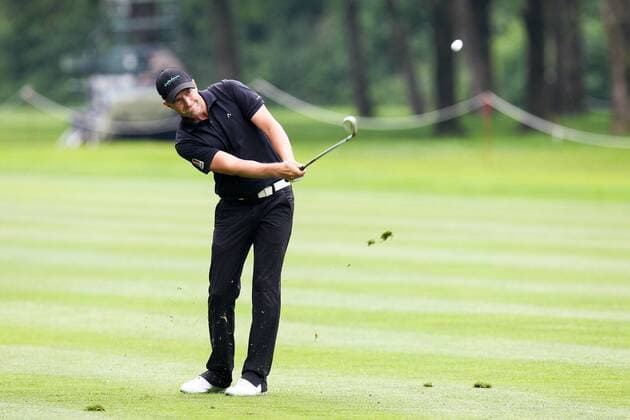 Aktuell Golf, BMW International Open in München Eichenried Moosinning Marcel Schneider (GER) auf dem Fairway , BMW International Open 2015, Tag 3, Golf, 27.06.2015 , Copyright: Kolbert Eibner-Pressefoto EP_CKT