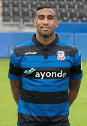 27.06.2015, xfux, Fussball 2.Bundesliga, FSV Frankfurt Fototermin, v.l. Porträttermin 2015 2016 Shawn Maurice Barry (FSV Frankfurt) Portrait
