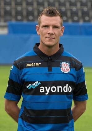 27.06.2015, xfux, Fussball 2.Bundesliga, FSV Frankfurt Fototermin, v.l. Porträttermin 2015 2016 Denis Epstein (FSV Frankfurt) Portrait