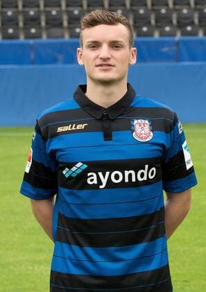 27.06.2015, xfux, Fussball 2.Bundesliga, FSV Frankfurt Fototermin, v.l. Porträttermin 2015 2016 Leon Hammel (FSV Frankfurt) Portrait