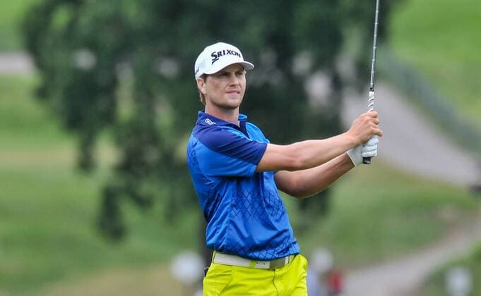Chris Stroud in action during the Travelers Golf Championship at TPC River Highlands, Cromwell, Connecticut. Gregory Vasil Cal Media PGA Golf Herren 2015: Travelers Championship JUN 27 - ZUMAc04_