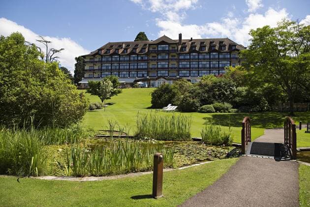 26.06.2016 Hotel Ermitage Das EM-Quartier der Fussball Nationalmannschaft für die EM 2016 in Evian-les-Bains (Frankreich) liegt am Genfer See mm