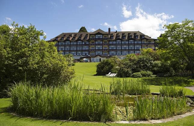 26.06.2016 Hotel Ermitage Das EM-Quartier der Fussball Nationalmannschaft für die EM 2016 in Evian-les-Bains (Frankreich) liegt am Genfer See mm
