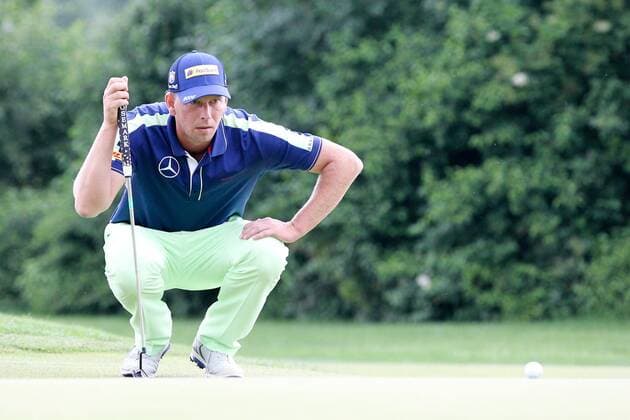 Moosinning Marcel Siem (GER) beim lesen der Puttlinie , BMW International Open 2015, Tag 3, Golf, 27.06.2015 , Copyright: Kolbert Eibner-Pressefoto EP_CKT