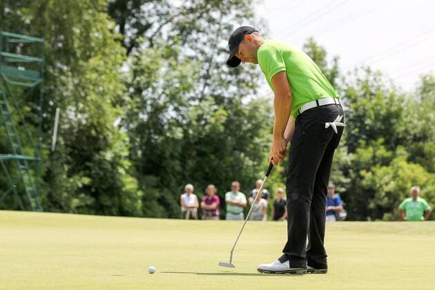 Moosinning Marcel Schneider (GER) beim Putten , BMW International Open 2015, Tag 3, Golf, 27.06.2015 , Copyright: Kolbert Eibner-Pressefoto EP_CKT