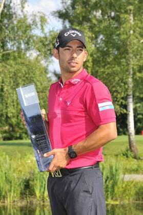 Pablo Larrazabal BMW International Open Golf, golfen Green Fairway Golfclub Eichenried München 28. Juni 2015