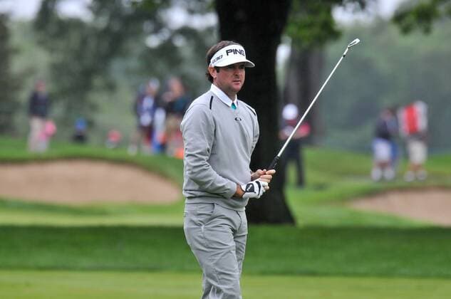 Bubba Watson in action during the Travelers Golf Championship at TPC River Highlands, Cromwell, Connecticut. Gregory Vasil Cal Media PGA Golf Herren 2015: Travelers Championship JUN 28 - ZUMAc04_