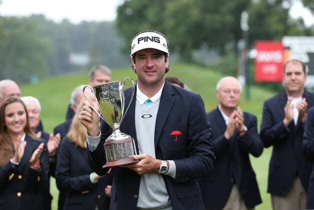 June 28, 2015: Bubba Watson wins the Travelers Championship at TPC River Highlands in Cromwell, Connecticut over Paul Casey in a playoff. GOLF: JUN 28 PGA Golf Herren - Travelers Championship - Final Round Icon482150628024 EDITORIAL USE ONLY