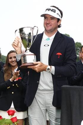 June 28, 2015: Bubba Watson wins the Travelers Championship after a 2 hole play off with Paul Casey at TPC River Highlands in Cromwell, CT. GOLF: JUN 28 PGA Golf Herren - Travelers Championship - Final Round Icon150628008 EDITORIAL USE ONLY