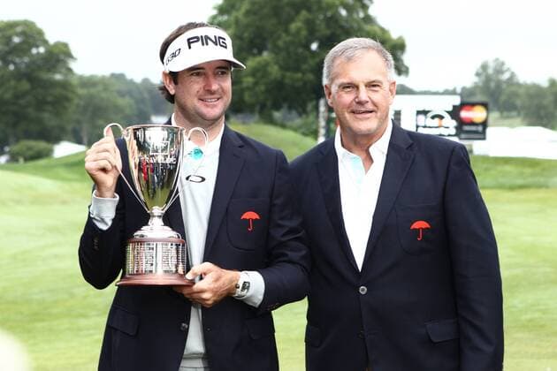 June 28, 2015: Bubba Watson wins the Travelers Championship after a 2 hole play off with Paul Casey at TPC River Highlands in Cromwell, CT. GOLF: JUN 28 PGA Golf Herren - Travelers Championship - Final Round Icon150628009 EDITORIAL USE ONLY