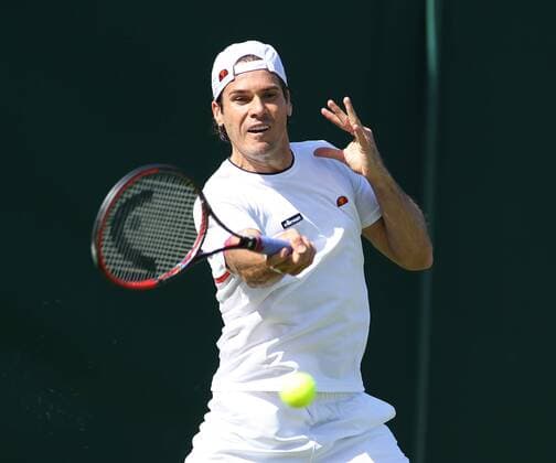 TENNIS - ATP Tennis Herren Wimbledon 2015 LONDON,ENGLAND,29.JUN.15 - TENNIS - ATP World Tour, Wimbledon 2015, Grand Slam. Image shows Tommy Haas (GER). GEPAxpictures xAlanxGrieves