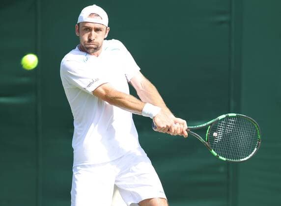 TENNIS - ATP Tennis Herren Wimbledon 2015 LONDON,ENGLAND,29.JUN.15 - TENNIS - ATP World Tour, Wimbledon 2015, Grand Slam. Image shows Benjamin Becker (GER). GEPAxpictures xAlanxGrieves